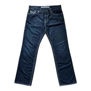 Big Star Navy Jeans | Size 38L